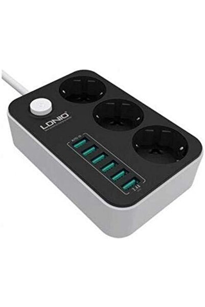 LDNIO Power Socket with 6 USB Ports from
