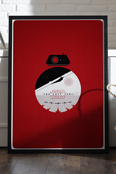 Duvarda Αφίσα Star Wars με μαύρο ξύλινο πλαίσιο, ζωγραφική τοίχου ταινιών
