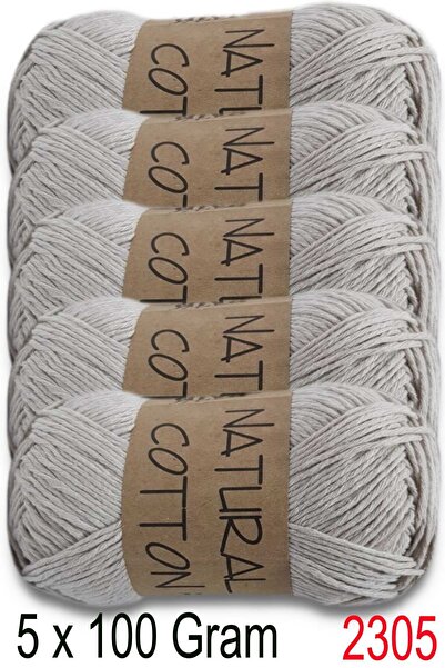 Diva İplik Diva Natural Cotton 2305 Bej (5 li Paket)