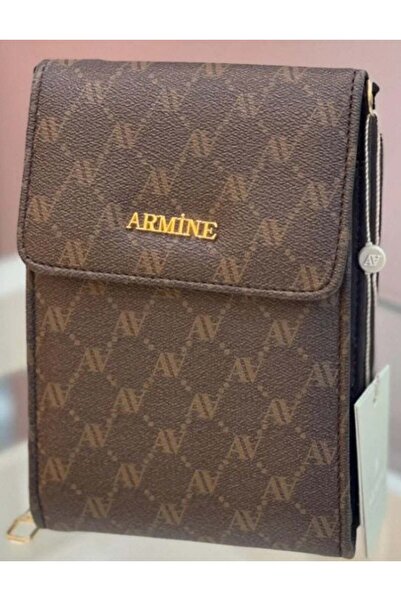 Armine Bag 266 Brown with Dots