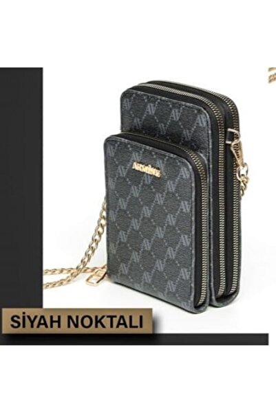 Armine ÇANTA 321 SİYAH NOKTALI