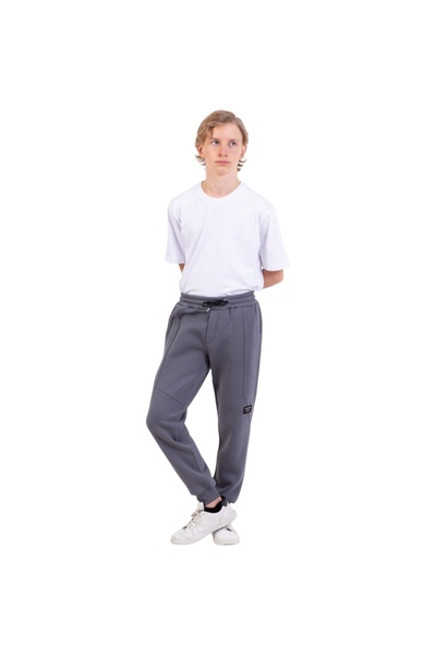 CUBBUX Αγόρια Χοντρό χειμωνιάτικο παντελόνι Jogger με 3 κλωστές ελαστικό στο ...