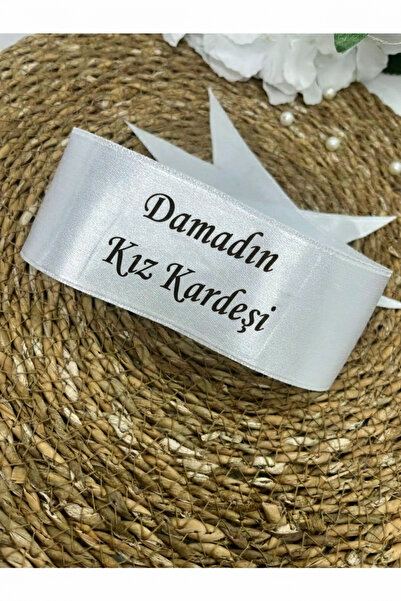 hemdemhediyelik Bride's Brother / Groom's Sister Arm Ribbon - Anonymous (Bachelor Party Henna Wedding)