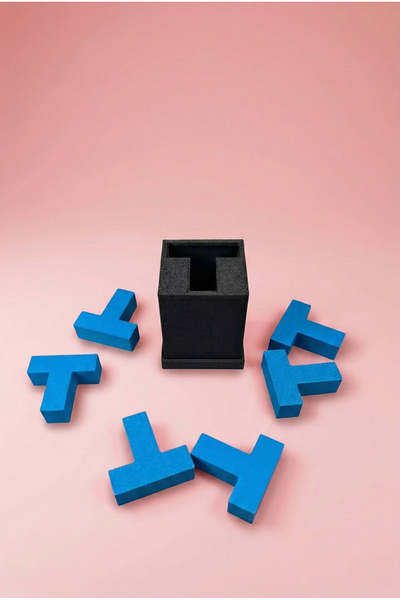 Vision Craft T Puzzle - Zeka Geliştirici 3D Oyun Seti