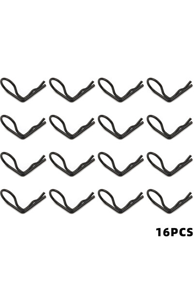 Choice مشابك تثبيت هيكل سيارة تحكم عن بعد سوداء اللون، قابلة للثني، بمقاسات 1...