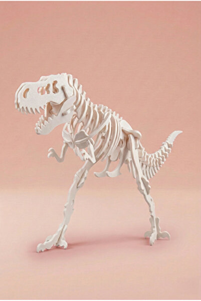 Vision Craft لغز ثلاثي الأبعاد لتنين التيرانوصور - نموذج ديناصور ممتع