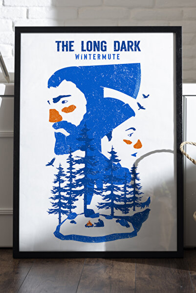 Duvarda Η αφίσα The Long Dark με μαύρο ξύλινο πλαίσιο, διακοσμητικός πίνακας ...
