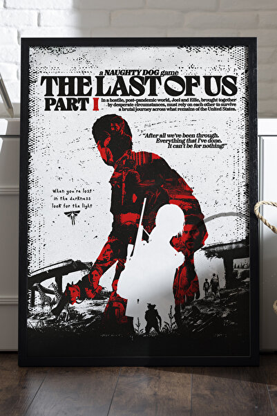 Duvarda Poster cu ramă din lemn negru The Last of Us Part I, pictură decorati...