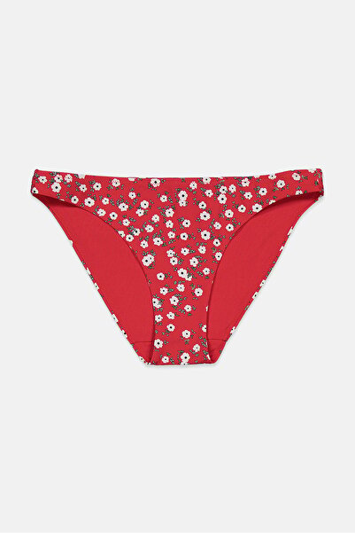 Etam Women Floral Print Swim Bikini Bottom, Multicolor