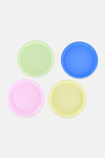 Muy Mucho 4 Pcs Lunch Plates, Multicolor