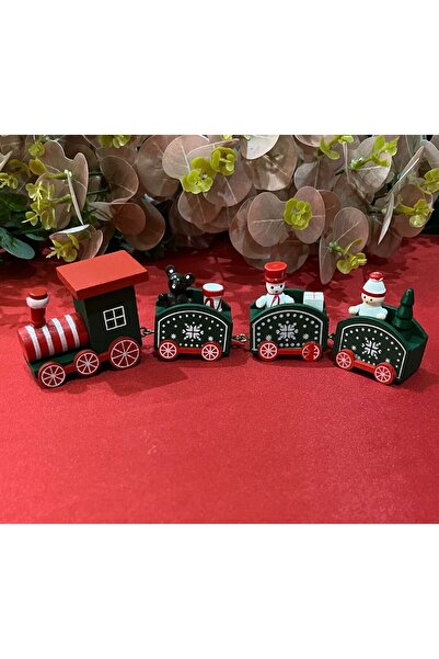 Denimay Hediyelik قطار خشبي – هدية رأس السنة