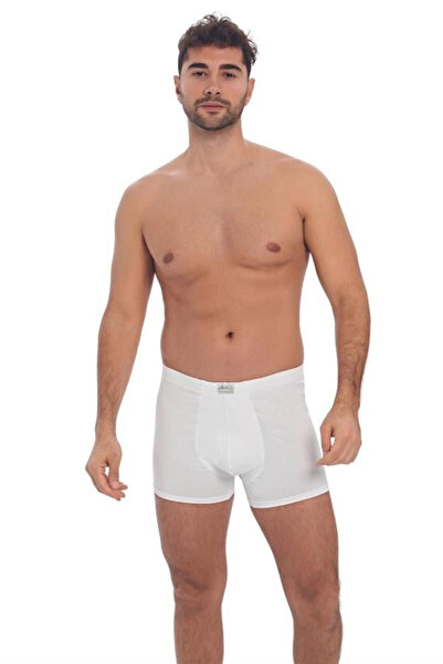 Genel Markalar Erkek Pamuklu Geniş Bel Lastikli Klasik Bokser