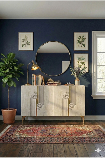 zetuna home KA1208BTG KONSOL, ÇOK AMAÇLI DOLAP, KAHVE KÖŞESİ VE TV SEHPASI BE...