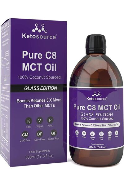 ketosource زيت MCT النقي C8