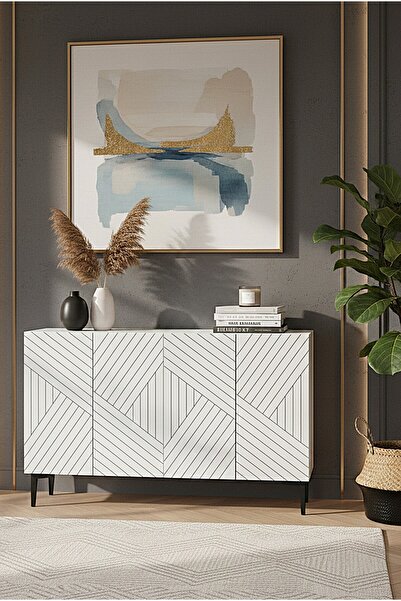 zetuna home KA1210B KONSOL, ÇOK AMAÇLI DOLAP, KAHVE KÖŞESİ VE TV SEHPASI BEYA...