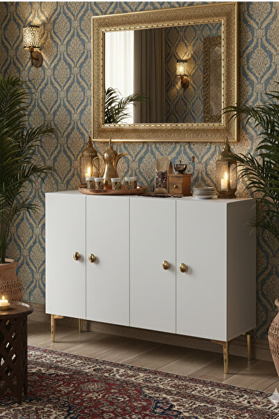 zetuna home KA1204BG KONSOL, ÇOK AMAÇLI DOLAP, KAHVE KÖŞESİ VE TV SEHPASI BEY...