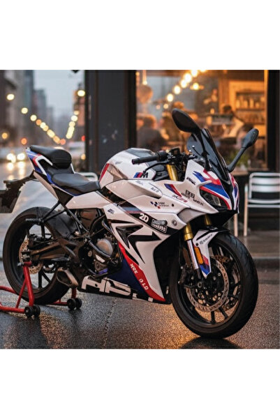 KAPLAMA MERKEZİ CF MOTO NK250 Beyaz Kaplama Siyah Sticker Etiket Modeli