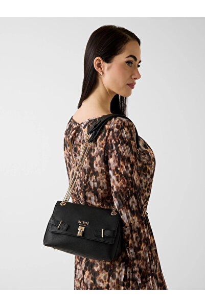 Guess Yesba Convertible Crossbody Women's Black Shoulder Bag Hwbg7833210-Bla