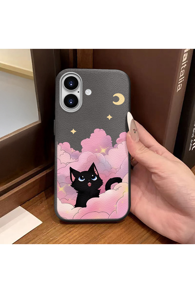 Hontinga حافظة هاتف متوافقة مع iPhone 16، مصنوعة من الجلد، مضادة للسقوط، من ا...