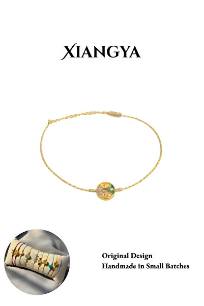 XIANGYA String Bracelet Friendship Bracelet Lucky Protection | Cord Adjustable | Beige