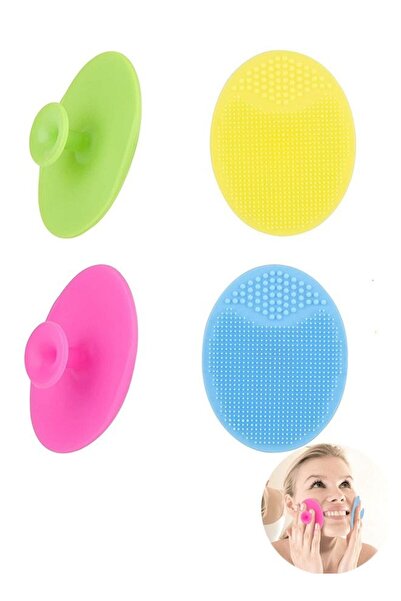 Generic 4 Pcs Soft Silicone Cleansing Baby Shampoo Brush