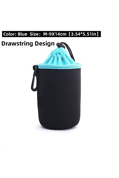 Choice حقيبة عدسة كاميرا C-Blue-M RF11 مقاومة للماء، حقيبة حماية ناعمة برباط ...