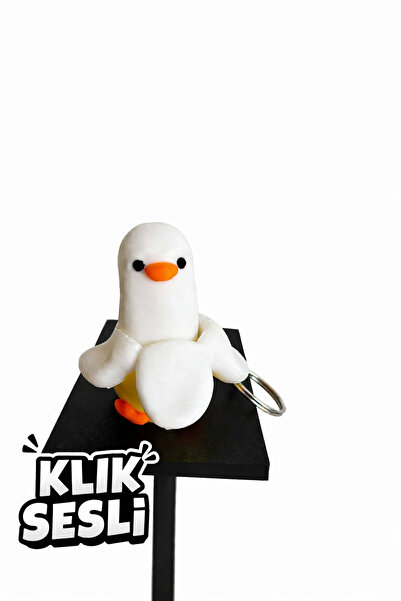 3DWorldX Muz Ördek Tasarımlı Mekanik Klavye Tuşu Anahtarlık Çanta & Anahtar