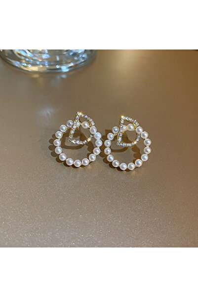 Choice letter earrings 5 Letter D Earrings For Women Shiny Zircon Stud Earrin...