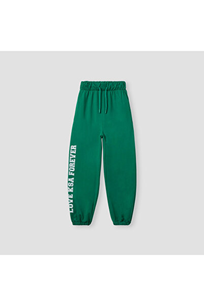 Juniors KSA National Day Print Joggers with Drawstring Closure