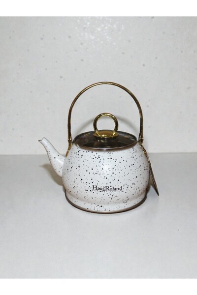 WDA 1.0L Enamel Tea Kettle with Stainless Steel Interior – White Speckled, Model HR710-8