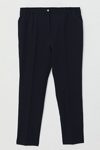 Nihan Büyük Beden Pantolon Lacivert