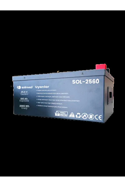 SOLİNVED 100Ah 25.6V Lityum Akü