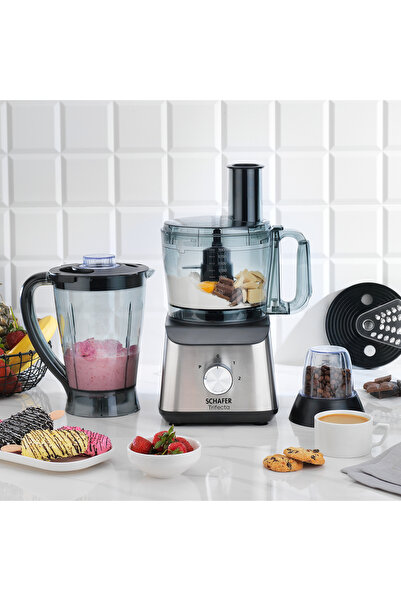 Schafer Trifecta Çok Amaçlı Mutfak Robotu-Inox