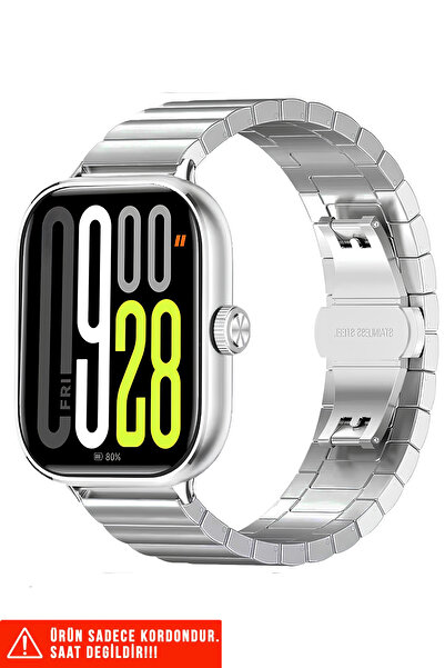 Nezih Case Redmi Watch 4 / 5 / 6 / Band 8 Pro / Compatible Stylish Stainless Steel Strap