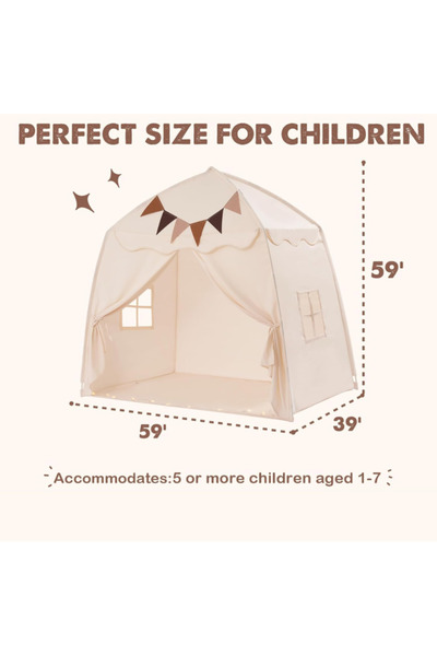 Choice خيمة لعب كبيرة جدًا للأطفال، مناسبة للأولاد والبنات، على شكل قلعة أمير...
