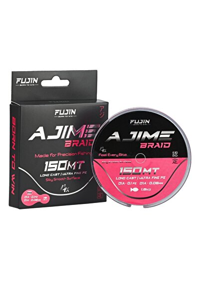 Fujin Ajime Braid 4X 150Mt Pink Ip 0.08Mm