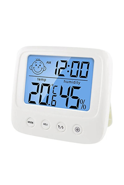 Choice white 1pc New LCD Digital Temperature Baby Room Humidity Meter Backlight Home Indoor Electronic Hygr