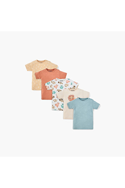 Juniors تيشيرتات متنوعة بأكمام قصيرة - طقم من 5 قطع