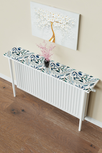 Hediyeler Kapında "Blue Garden"Petek Üstü Raf Modern 2 Ayaklı Dresuar Kalorif...