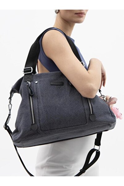 Matthew Cox Byn2370 Women's Premium Imported Shopping Large Size Denim Bag