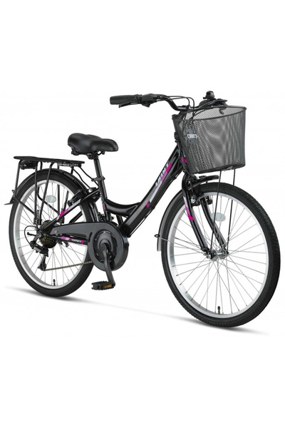 Ümit 2608 SAFIRO SEPETLİ ŞEHİR BİSİKLETİ V 26 JANT 21 VİTES SİYAH