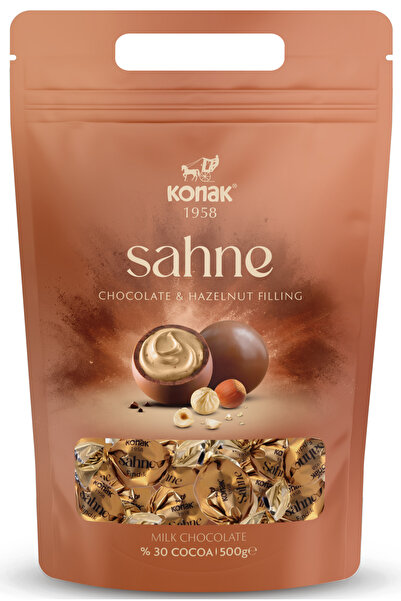 KONAK Sahne Fındıklı Sütlü Çikolata 500 GR