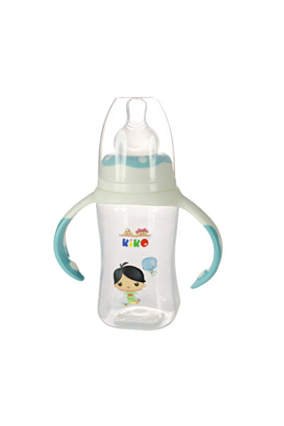 Kiko FEEDING BOTTLE WITH SILIOCNE NIPPLE 125 ML -Blue