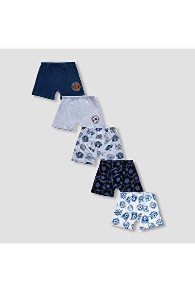 Juniors عبوة من 5 سراويل داخلية قطنية مطبوعة