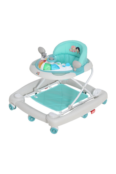 Kiko ROCKING BABY WALKER WITH TOYS-pistachio