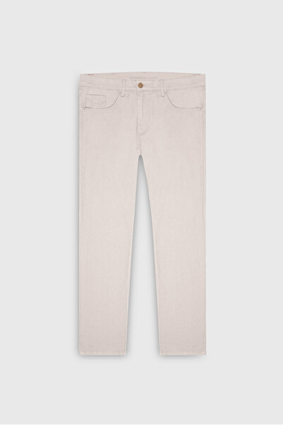 ALTINYILDIZ CLASSICS Comfort Fit Relaxed Fit Cotton Dobby 5 Pocket Greensboro Stretchy Pants