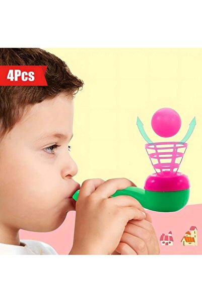 LIXADA 4 قطع من ألعاب كرات الأنابيب الملونة للأولاد والبنات