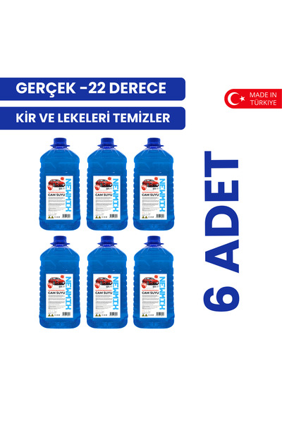 NEWMİX 6 Adet 5LT Antifirizli Cam Suyu -22°C