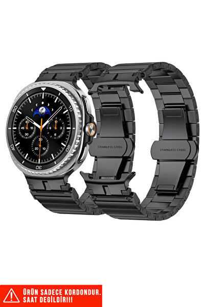 Nezih Case Samsung Galaxy Watch 8 40mm / 44mm / 46mm Compatible Stainless Steel Band