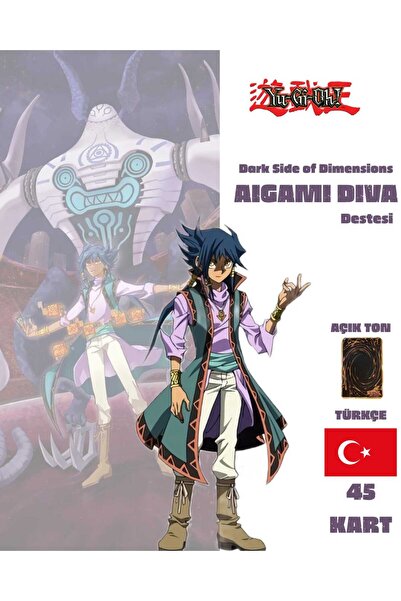 Cakmak Oyun Dukkani Yu-Gi-Oh! Türkçe Diva Aigami Destesi 45 Yugioh Kartı